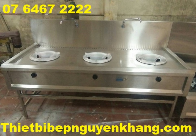 Bep gas cong nghiep inox