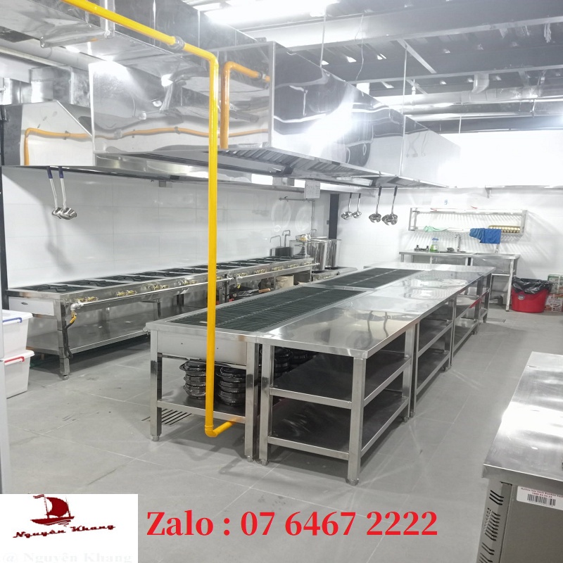 Thi công lắp đặt hệ thống bếp công nghiệp